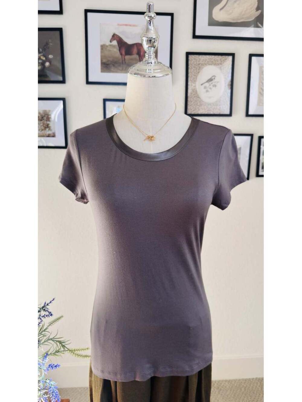 Banana Republic Luxe Touch Short Sleeve Top - Size Petite S